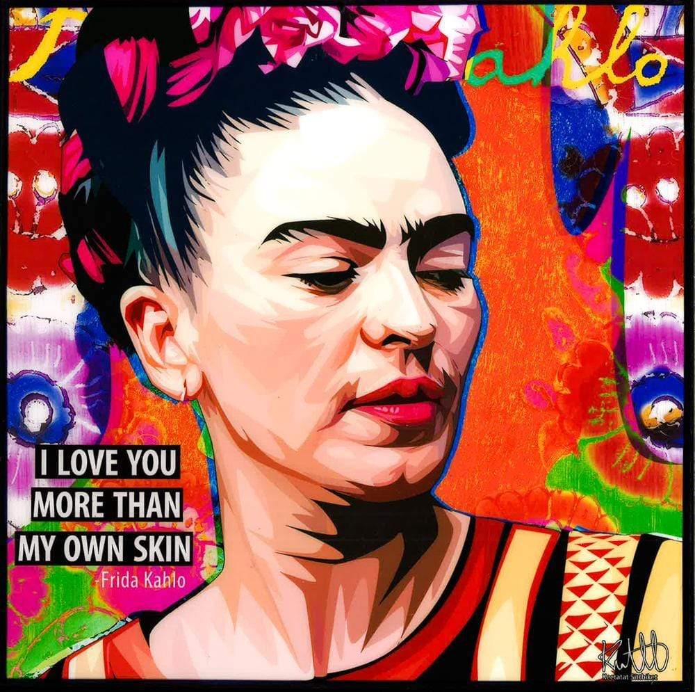 FRIDA KAHLO VER2 (NEW DESIGN),(10X10) POP ART