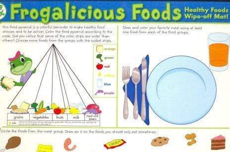 FROGALICIOUS FOODS (HEALTHY FOODS WIPE -OFF MAT!, LEAP FROG)