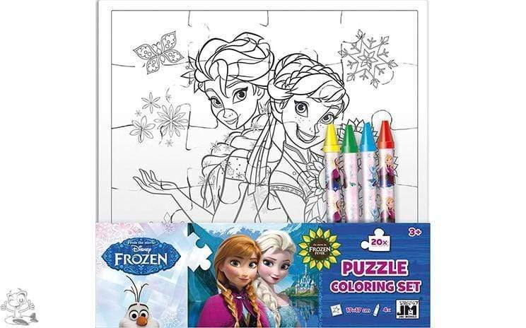 Frozen: Puzzle Colouring Set