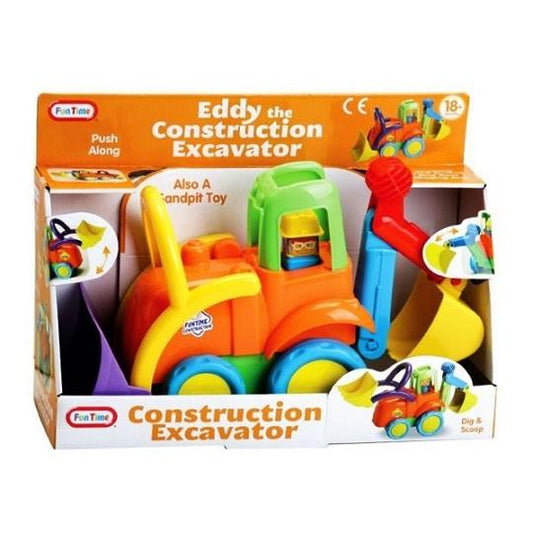 Fun Time: Eddy The Construction Excavator Push Along