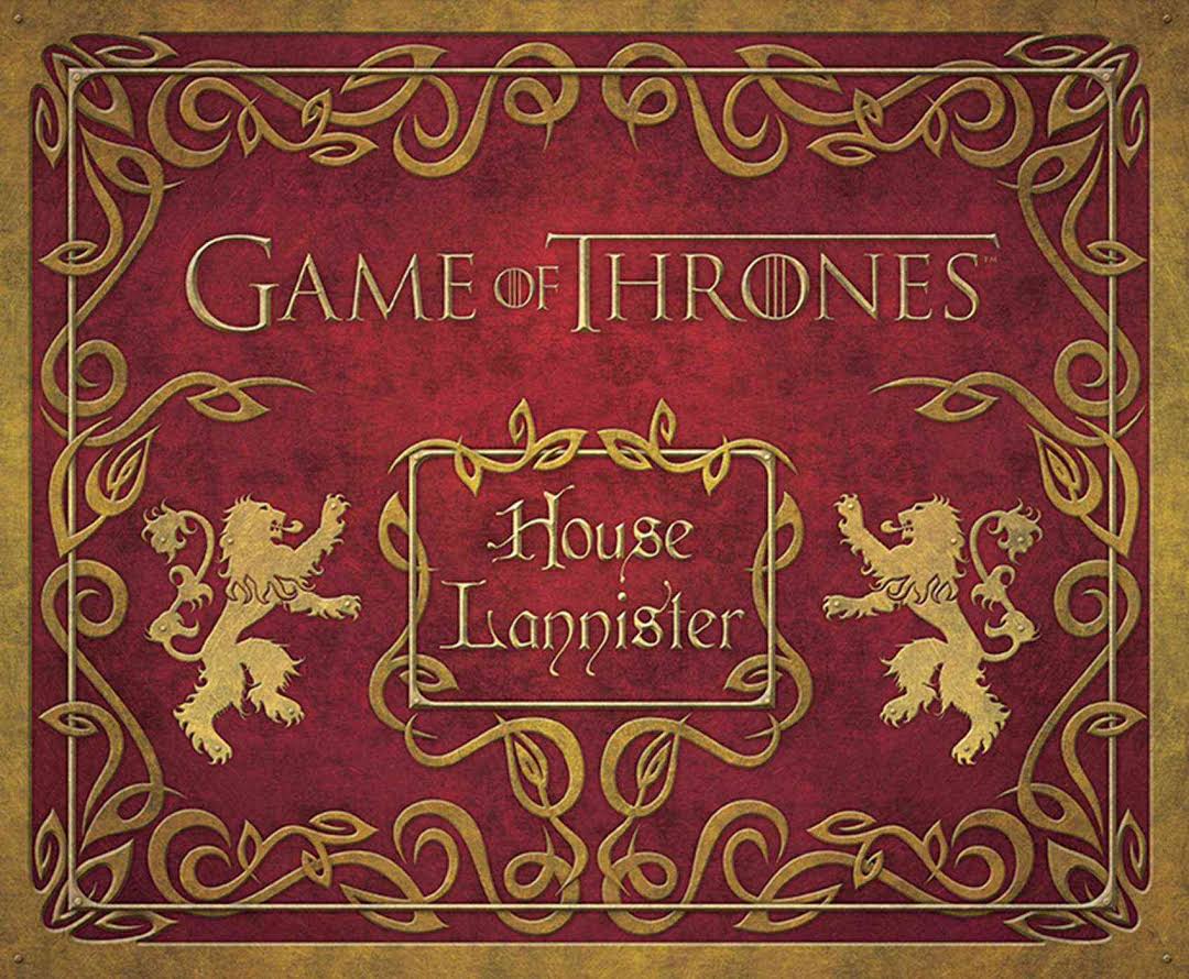 Game Of Thrones House Lannister Deluxe Stationery Set