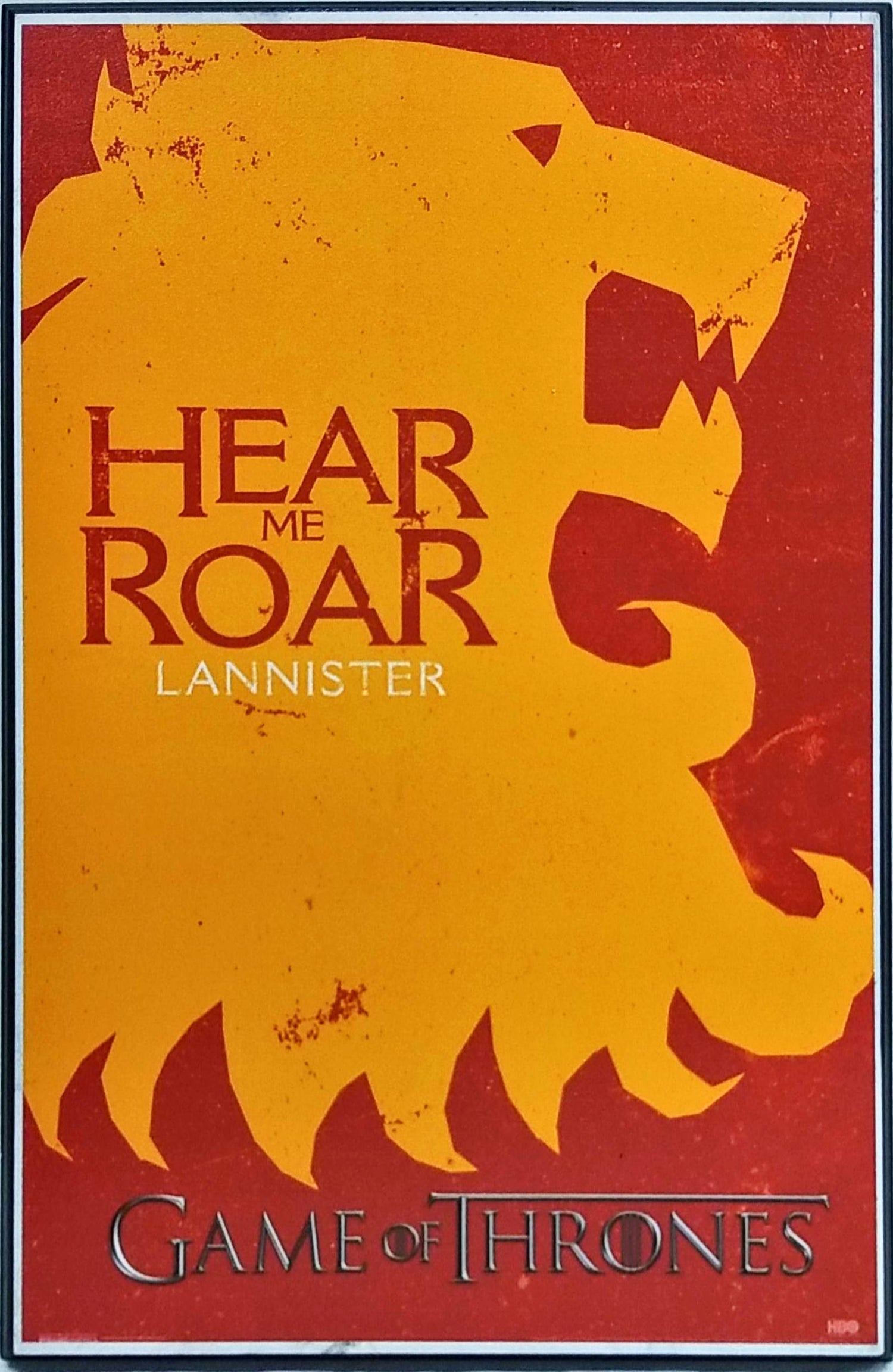 Game of Thrones - Lannister Si (Plaque 11x17)