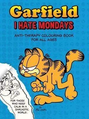 Garfield I Hate Mondays Anti-Therapy Colouring Book