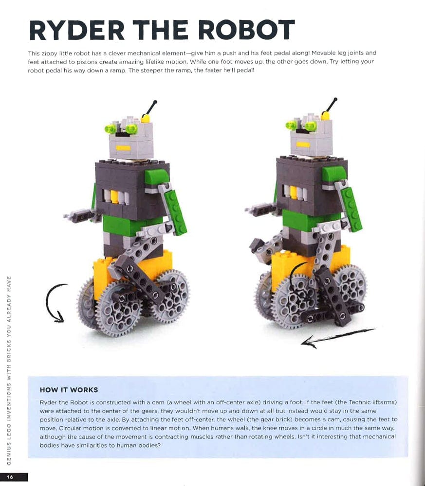 Lego Invemtions Genius LEGO Inventions With Bricks You Already Have: 40+ New Robots, V ...