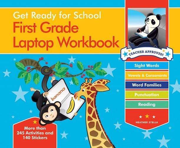 Get Ready For School: First Grade Laptop Workbook