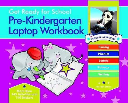 Get Ready For School: Pre-Kindergarten Laptop Workbook (HB)