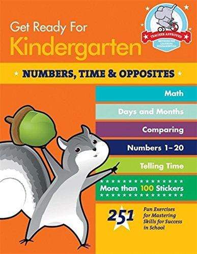 Get Ready Kindergarten: Numbers, Time and Opposites
