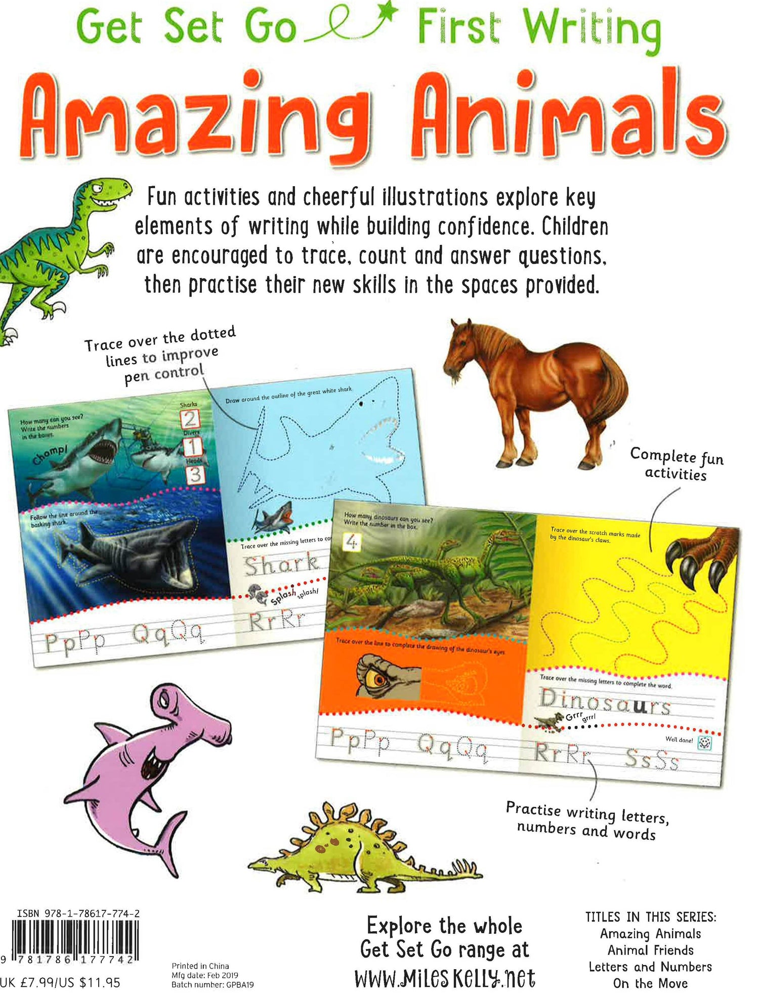 Get Set Go: Practice Book - Amazing Animals