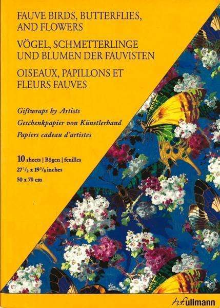 GIFTWRAPS: FAUVE BIRDS,BUTTERFLIES