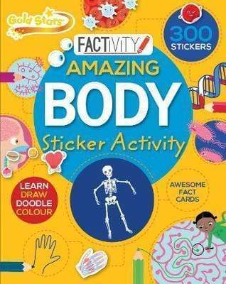 Gold Stars: Factivity Amazing Body Sticker Activity