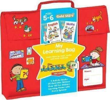 Gold Stars My Learning Bag Ages 5-6 : Learn How To Read, Write, Add And Subtract