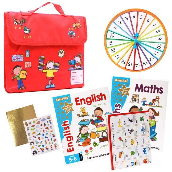 Gold Stars My Learning Bag Ages 5-6 : Learn How To Read, Write, Add And Subtract