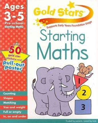 Gold Stars: Starting Maths Preschool Workbook
