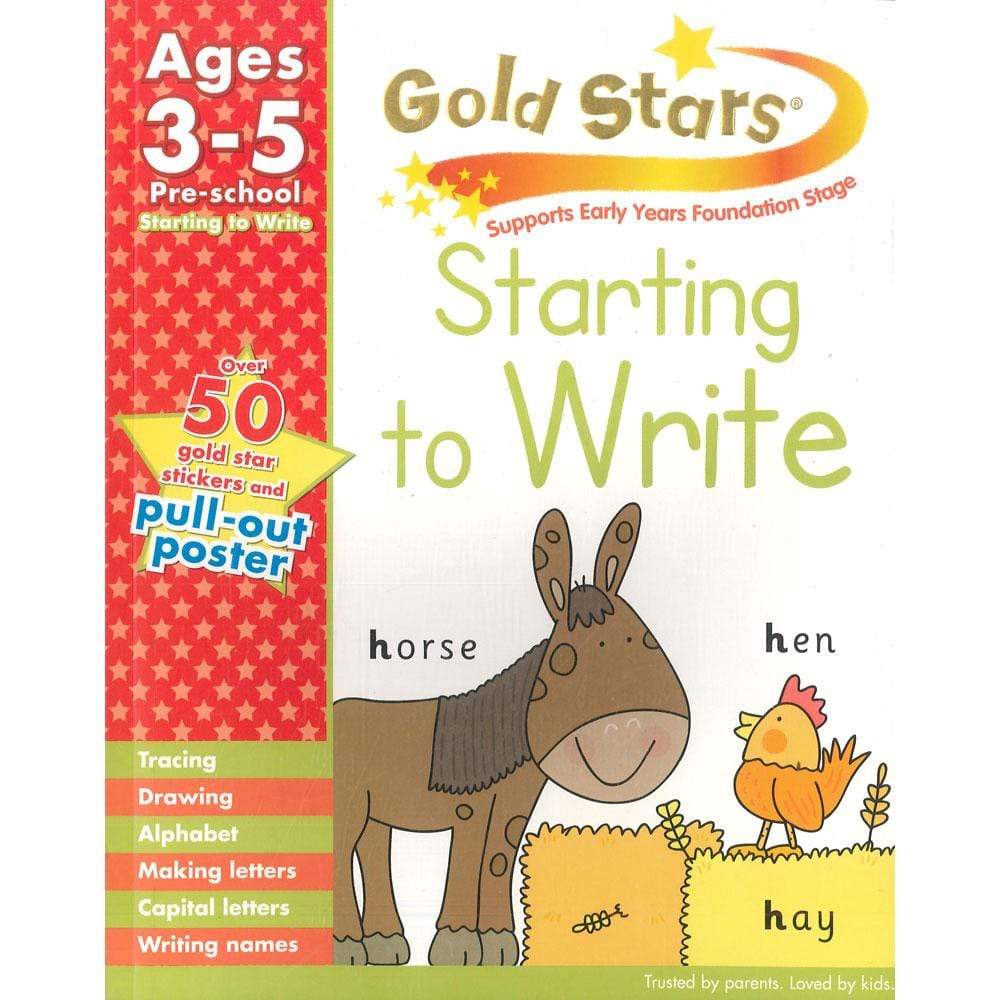 Gold Stars : Starting to Write (Ages 3-5)