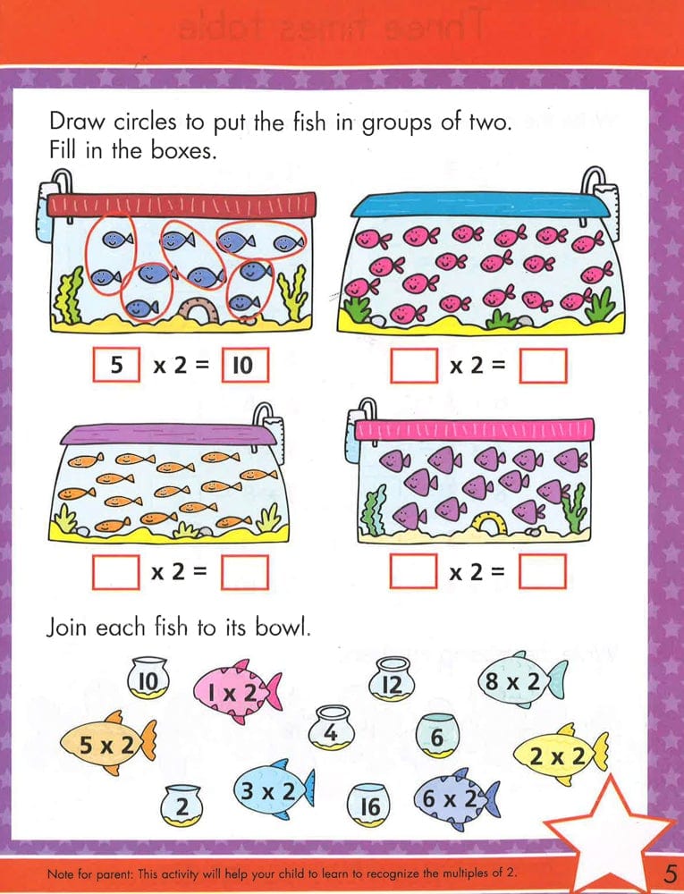 Gold Stars Times Tables Ages 6-7 Key Stage 1: Supports The National Curriculum