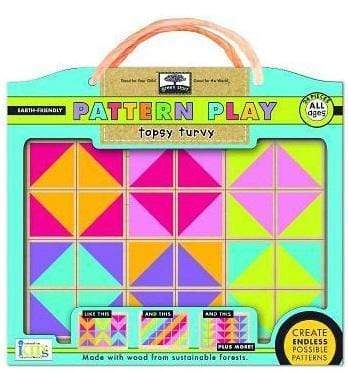 Green Start: Pattern Play Wooden Puzzles Topsy Turvy