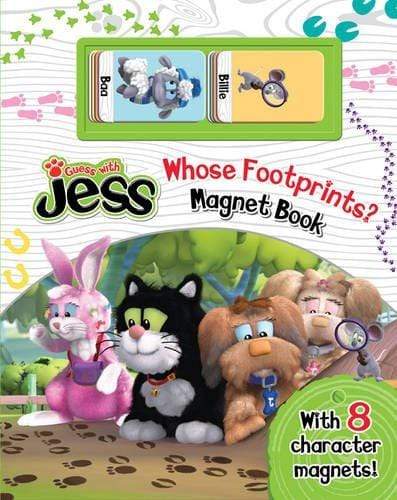 Guess With Jess: Whose Footprints? Magnet Book (HB)