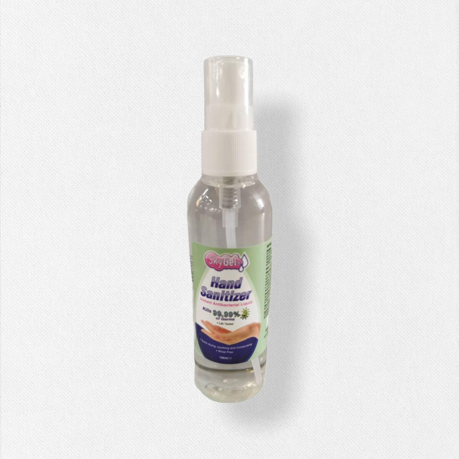 Hand Sanitizer Liquid 75% (IPA) 100 ML Coloerles Sky Gel Mist Spray