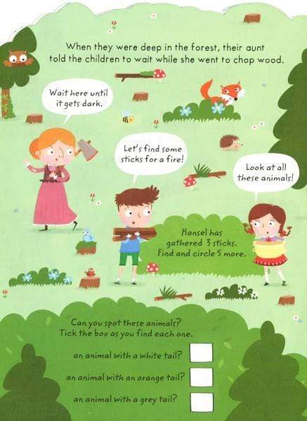 Hansel And Gretel Sticker Activity