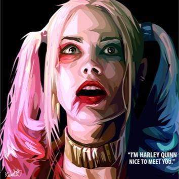 Harley Quinn Nice To Meet You Pop Art(20X20)