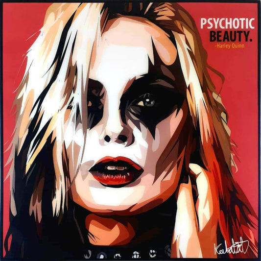 Harley Quinn - Psychotic Beauty Pop Art (10'x10')
