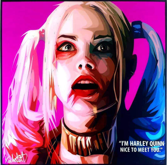 Harley Quinn Ver.2 _Nice to Meet You Pop Art (10x10)