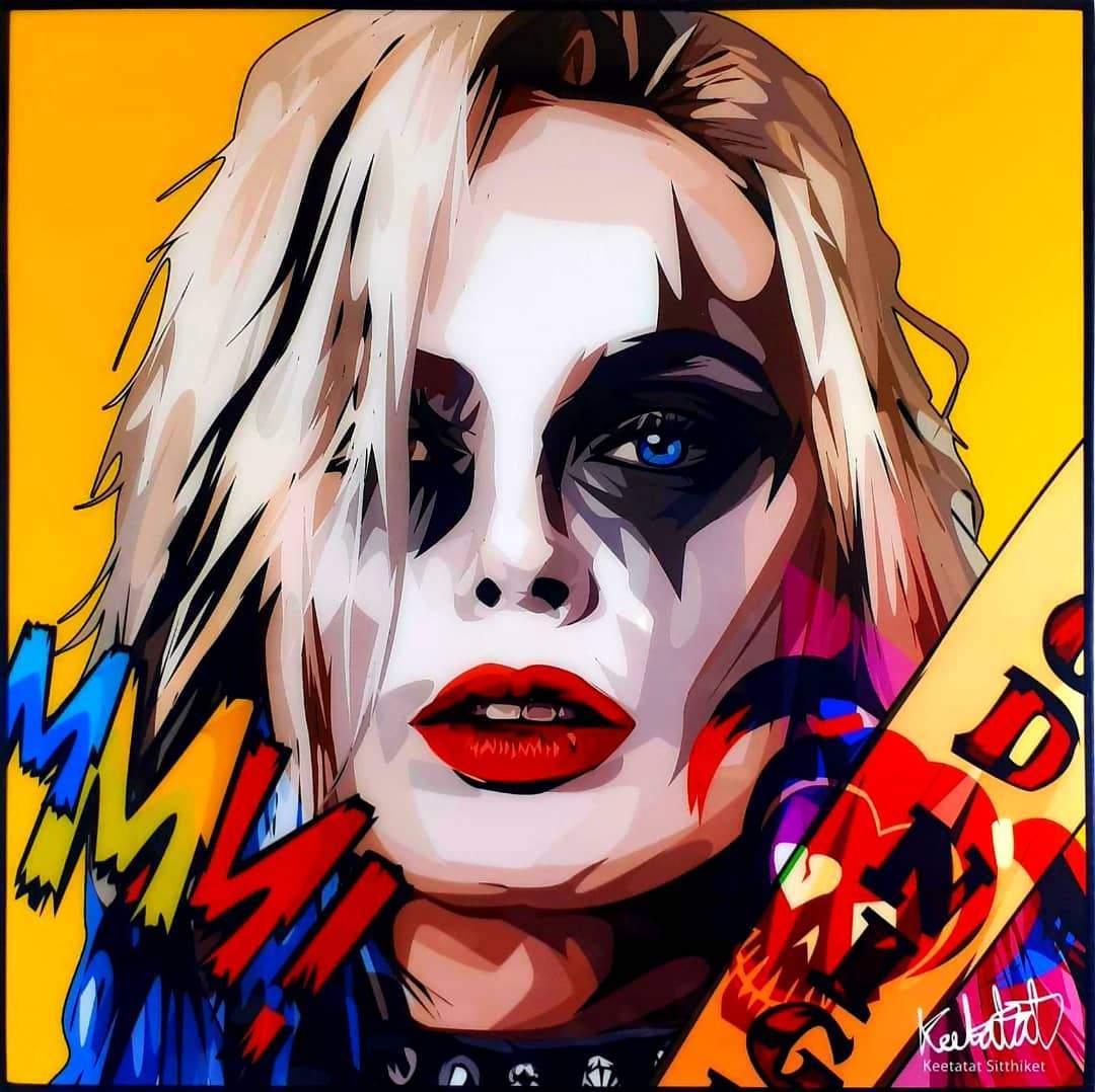 Harley Quinn Ver.3: Good Night Pop Art (10x10)