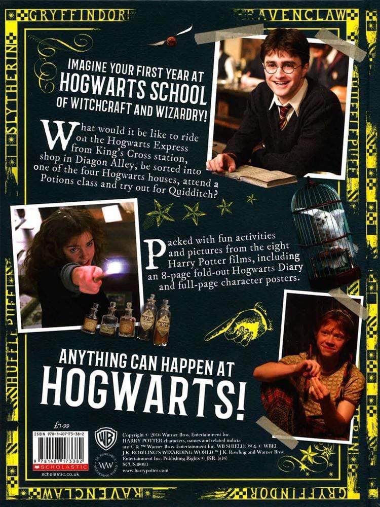 Buy Harry Potter: Hogwarts: A Cinematic Yearbook by Scholastic With Free  Delivery