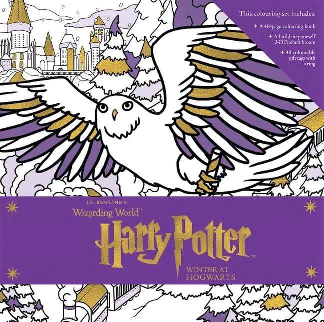 Harry Potter: Winter at Hogwarts: A Magical Colouring Set