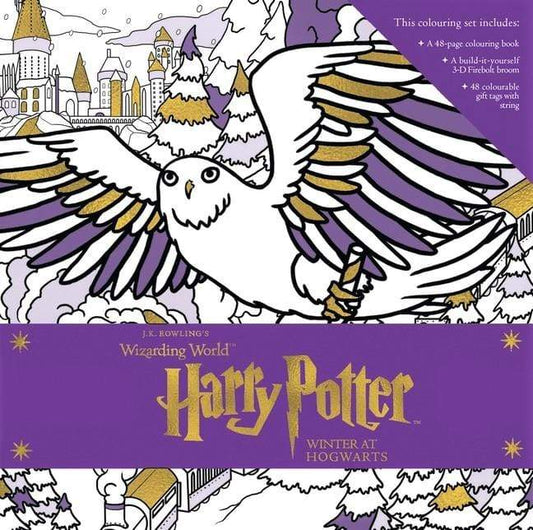 Harry Potter: Winter at Hogwarts: A Magical Colouring Set