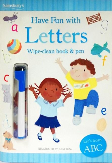 Have Fun with Letters (Wipe-Clean Book and Pen)