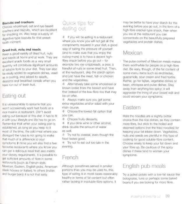 Healthy Eating For Ibs (Irritable Bowel Syndrome)