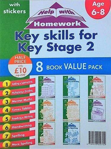 Help with Homework: Age 6-8 (8 Books)