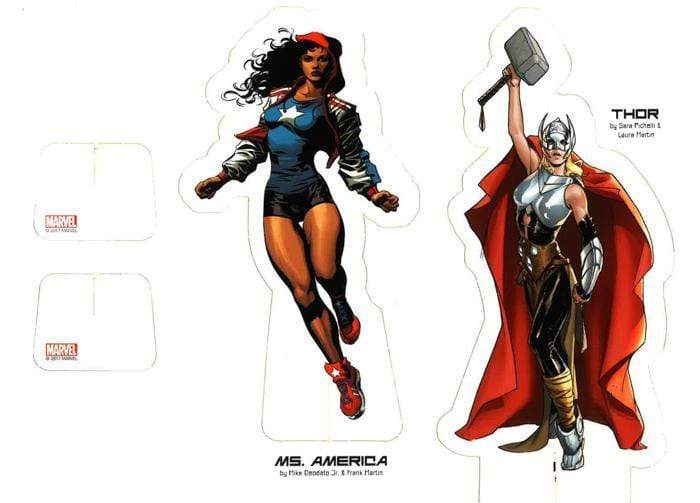 Heroes Of Power: Women Of Marvel: Standee Punch-Out