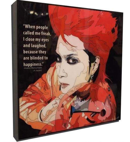 HIDETO MATSUMOTO (X-JAPAN) POP ART (10X10)