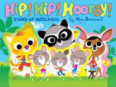 Hip! Hip! Hooray! Stand-Up Notecards