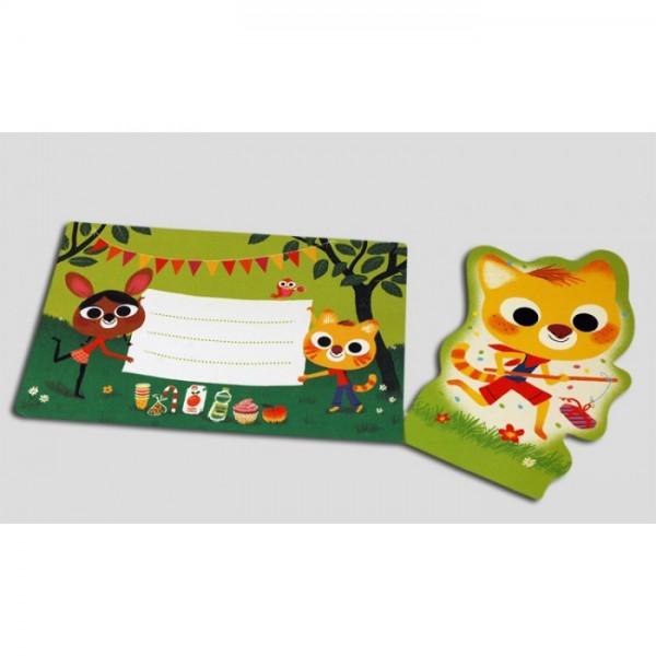 Hip! Hip! Hooray! Stand-Up Notecards