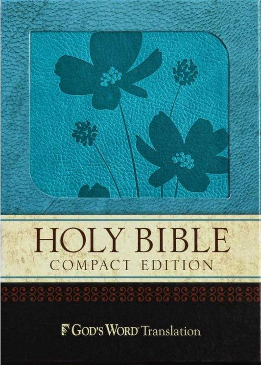 Holy Bible Compact Bible (Turquoise/Brown)