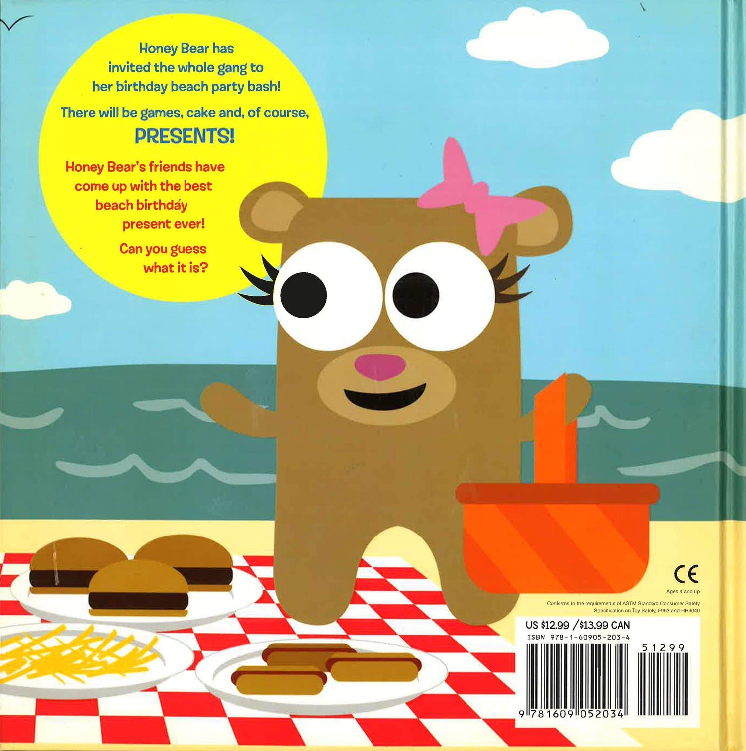 Honey Bear's Blue Bathing Suit