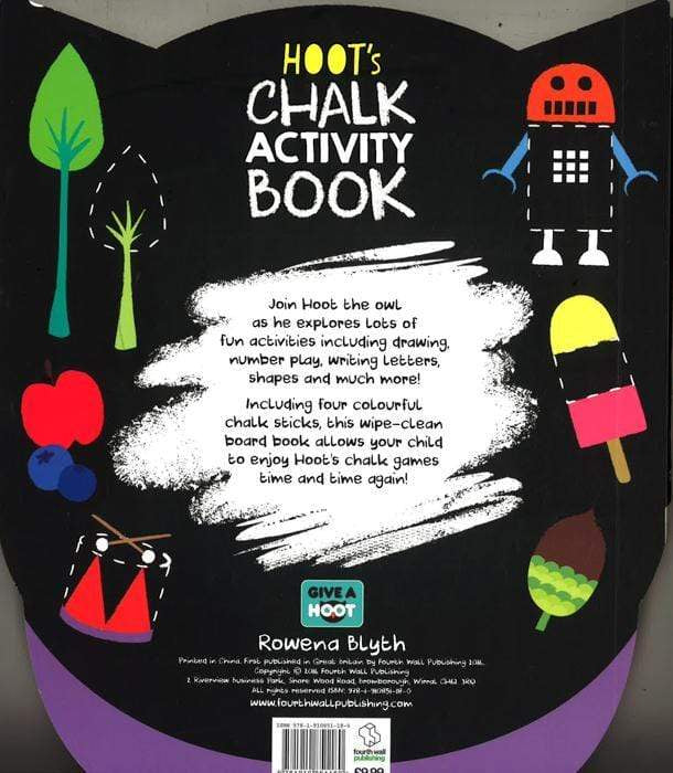 Hoot Chalk Activity Book