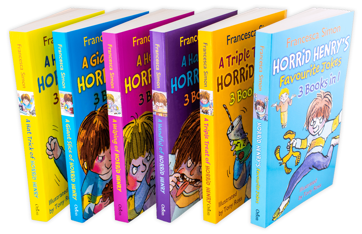 Horrid Henry Book Collection 18 Titles In 6 Books Set