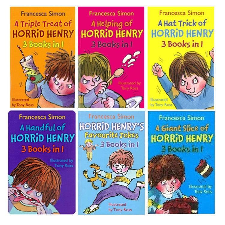 Horrid Henry Book Collection 18 Titles In 6 Books Set