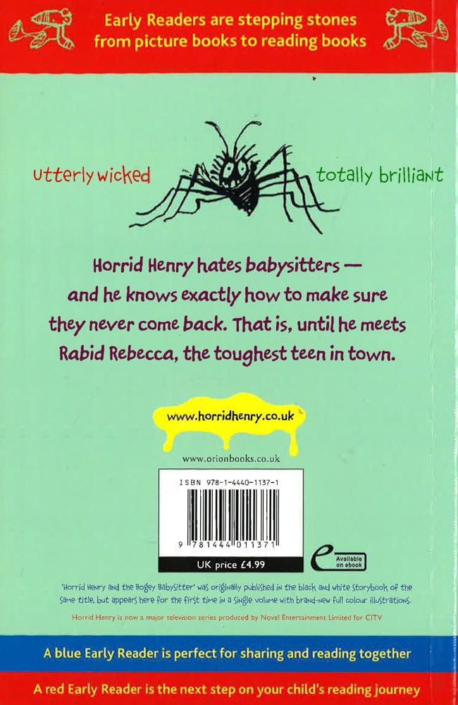 Horrid Henry Early Reader: Horrid Henry And The Bogey Babysitter: Book 24