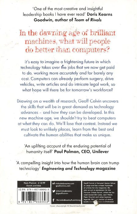 Humans Are Underrated: What High Achievers Know That Brilliant Machines Never Will