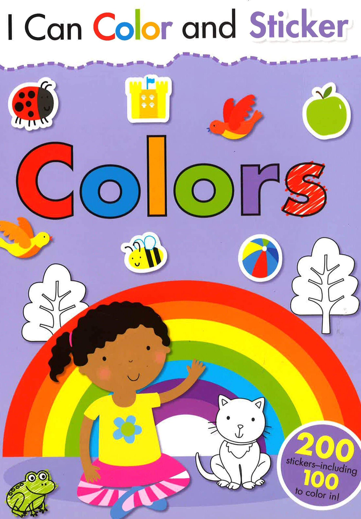 I Can Color And Sticker: Colors