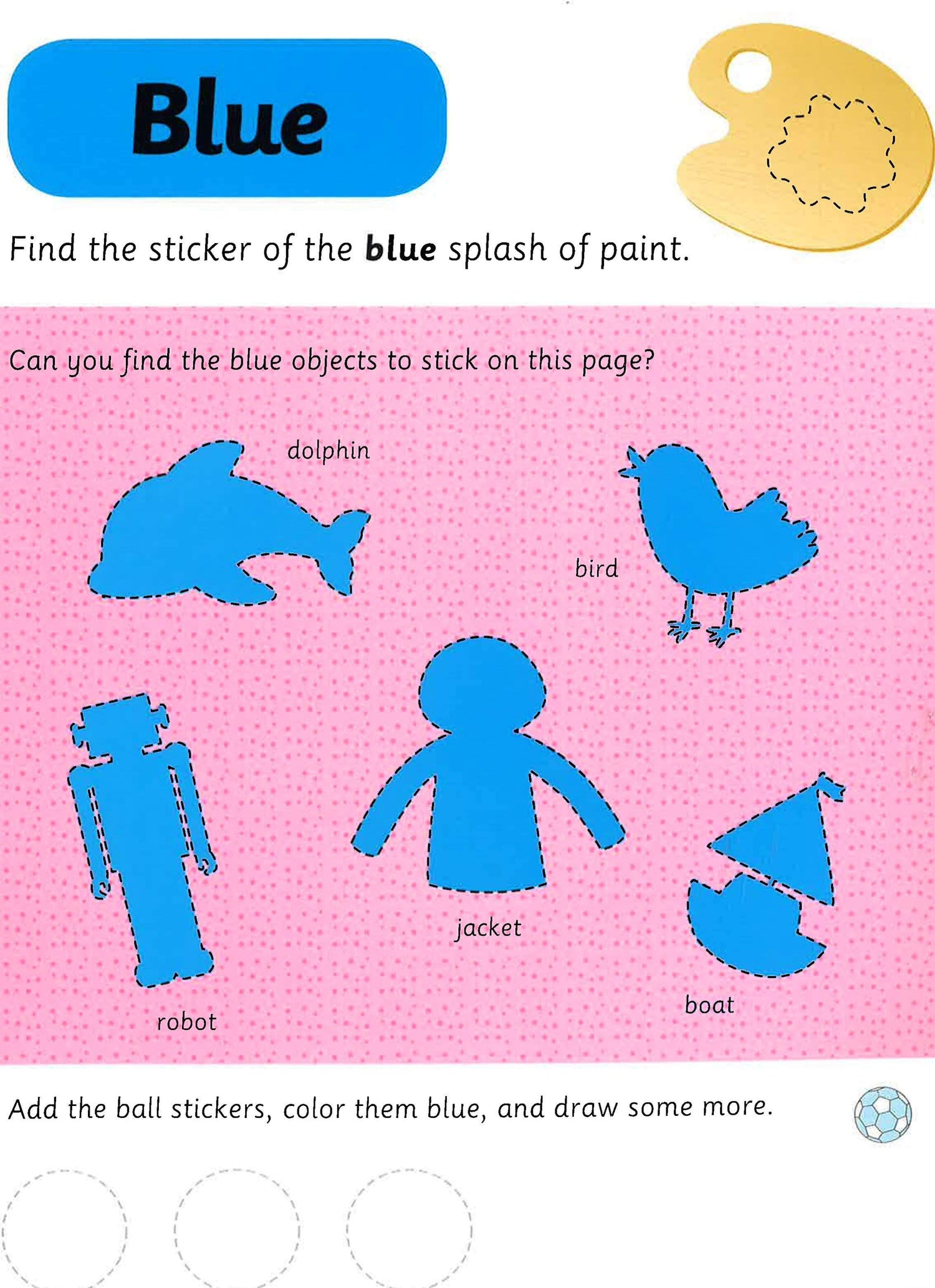 I Can Color And Sticker: Colors