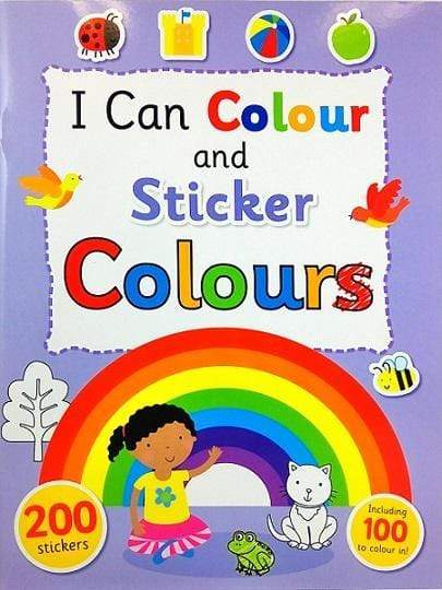 I Can Colour And Sticker Colours