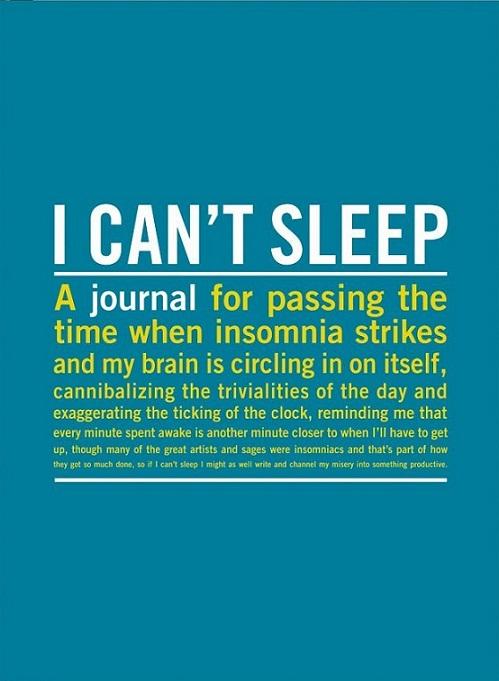 I Can't Sleep Inner-Truth Journal