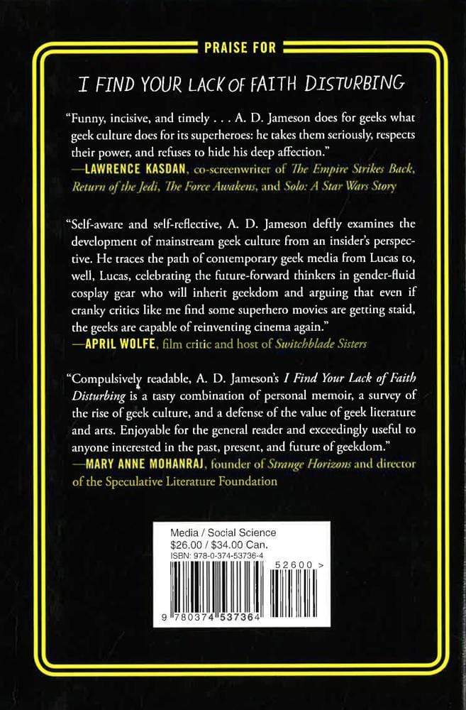 I Find Your Lack Of Faith Disturbin