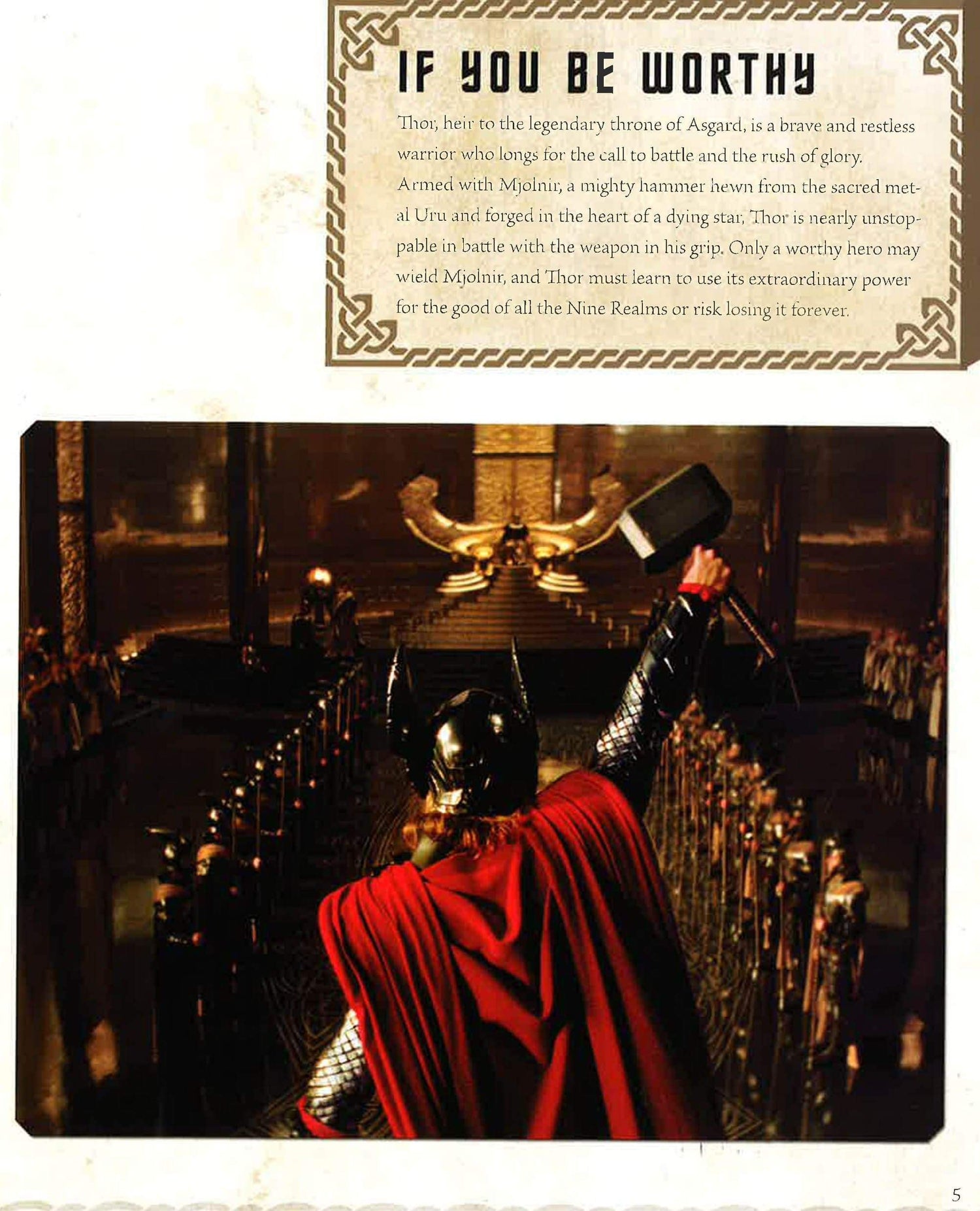 Incredibuilds: Marvel: Thor Deluxe Book And Model Set